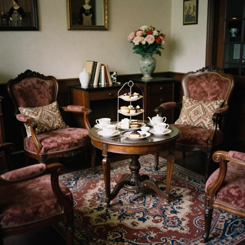 Cozy vintage atmosphere