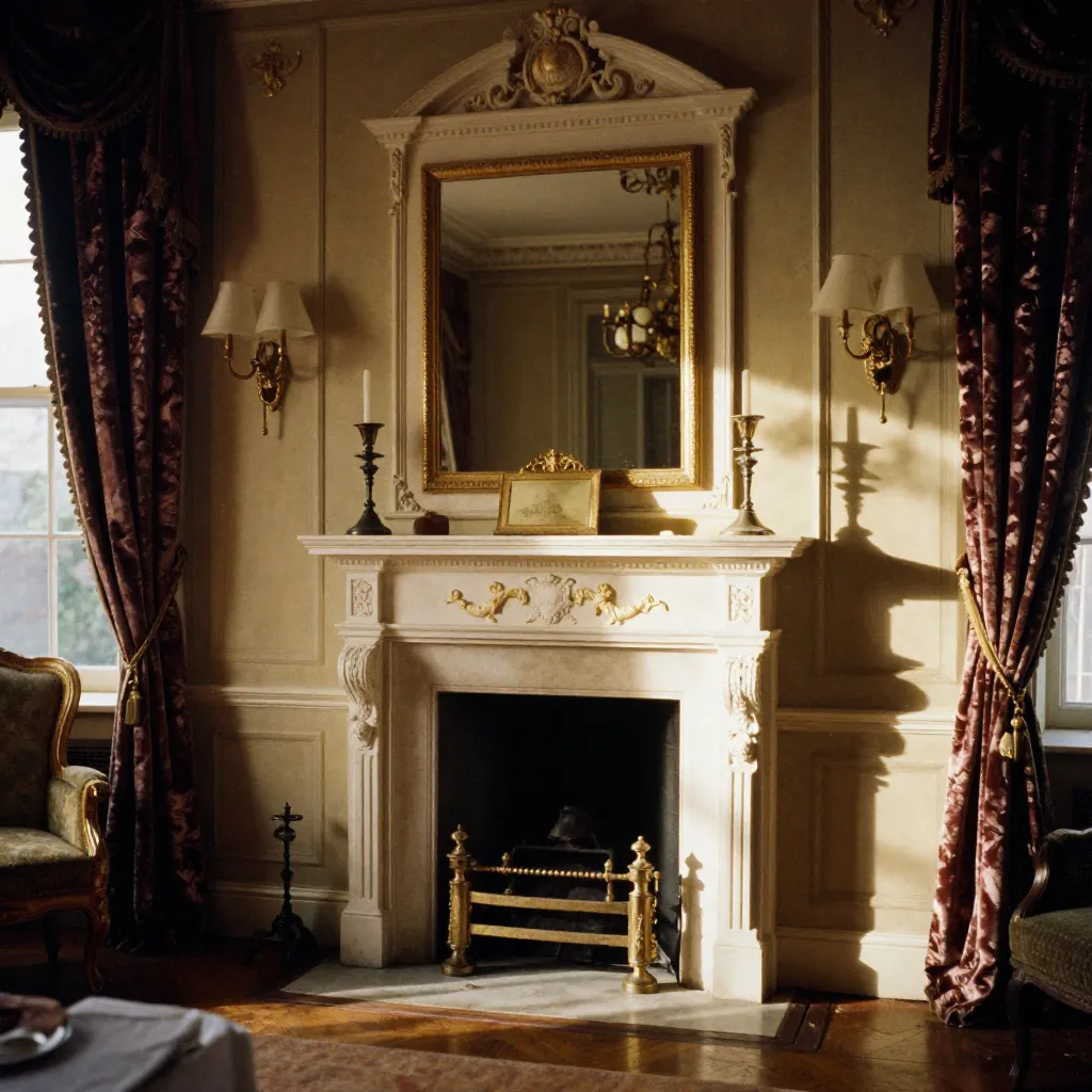 Victorian drawing room photography